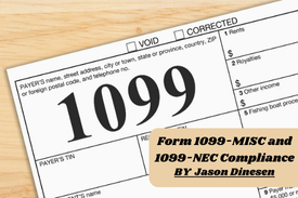 Form 1099-NEC, 1099-MISC and 1099 K Upda